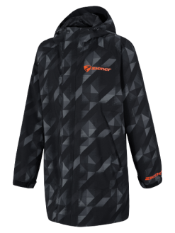 Mantel ZIENER RCE Coach Coat Black Print - 2022/23