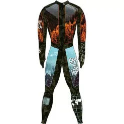 Rennanzug ENERGIAPURA Life Junior Black/Planet/Wave/Forest (isoliert, Unpadded) - 2022/23