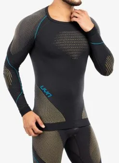 Thermounterwäsche UYN Evolutyon UW Shirt LS Charcoal/Gold - 2022/23 -Rossignol Verkäufe ger pl Thermounterwasche UYN Evolutyon UW Shirt LS Charcoal Gold 2022 23 10891 4