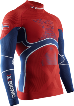 XBIONIC Thermounterwäsche X-BIONIC ENERGY ACCUMULATOR 4.0 PATRIOT SHIRT TURTLE NECK LG SL NORWAY - 2021/22